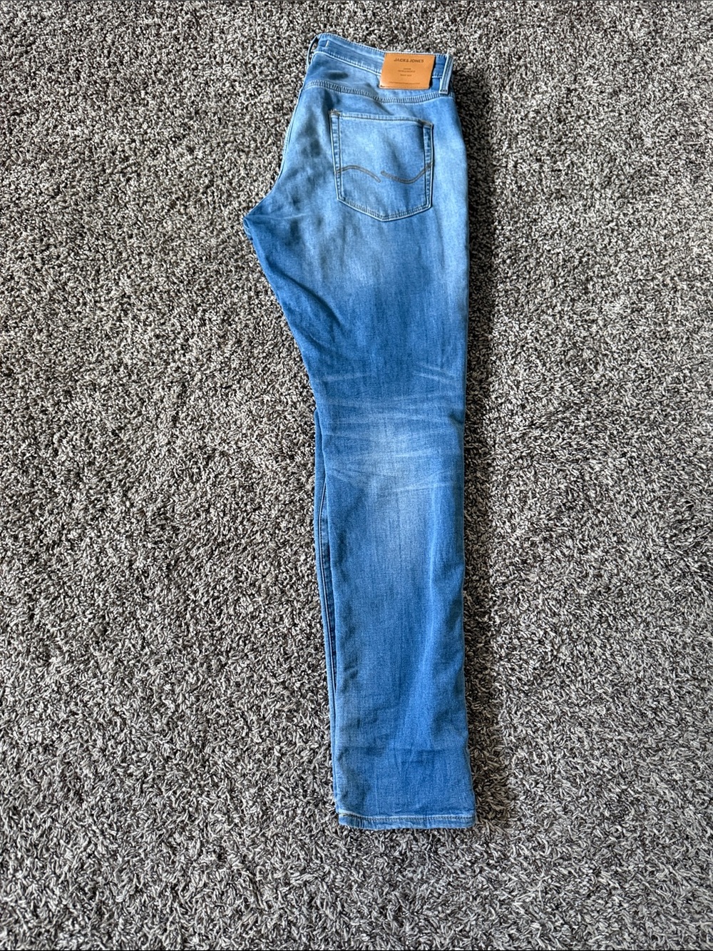 Jack and Jones Men's Skinny Blue Jeans